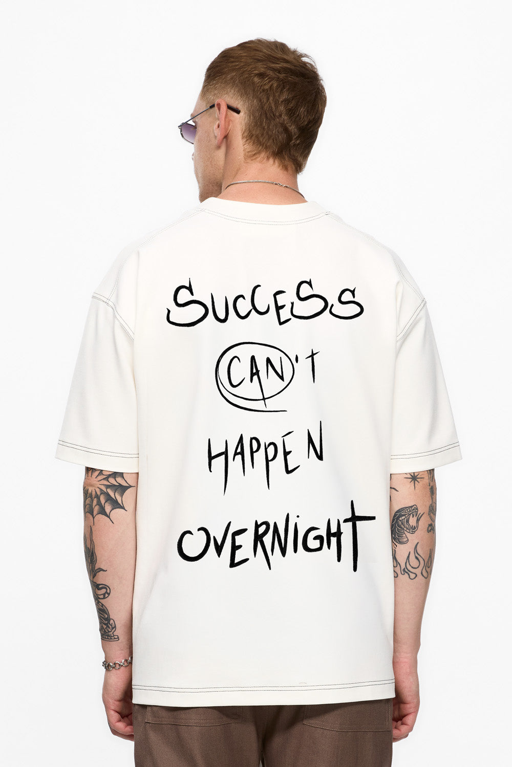 Tricou Off-White cu imprimeu Success 2.0