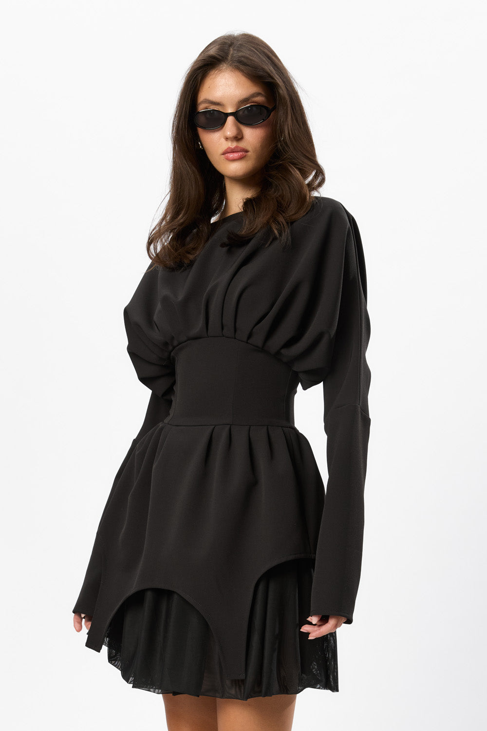 Nyssa Siren Black Midi Dress