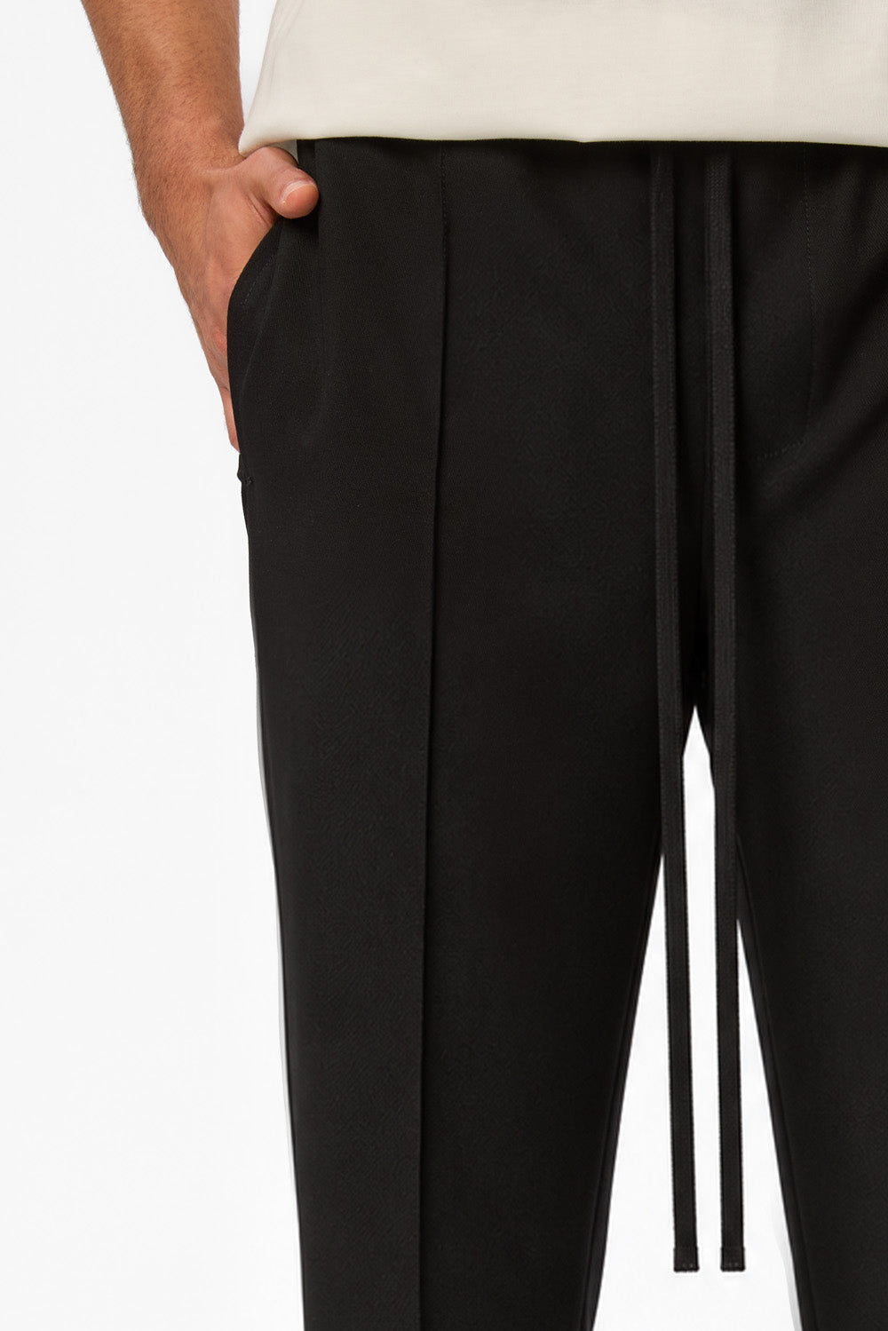 Pantaloni negri din stofa cu lână 247 