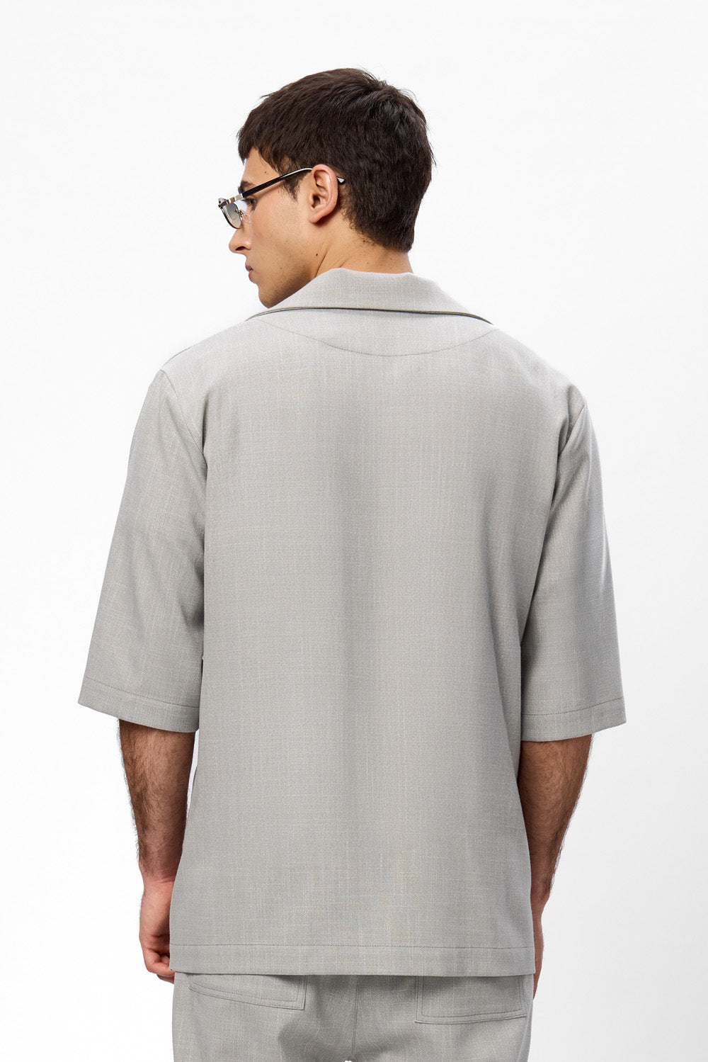 Riviera Black Melange Cloth Jacket