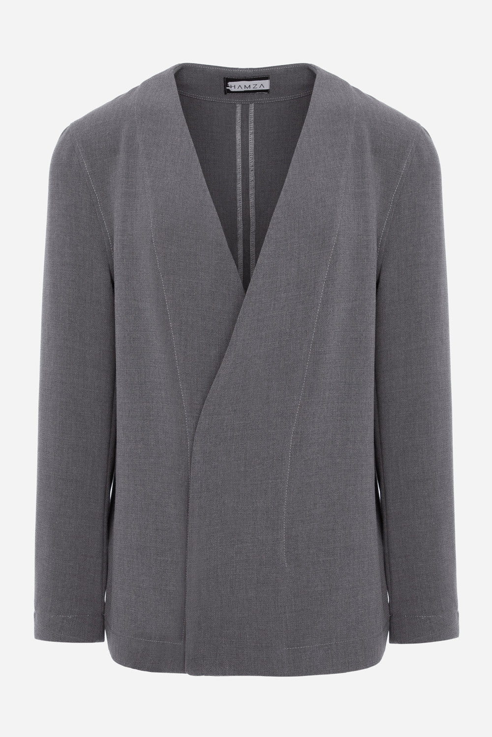 Cardigan gri din stofa de barbati 247 v2 