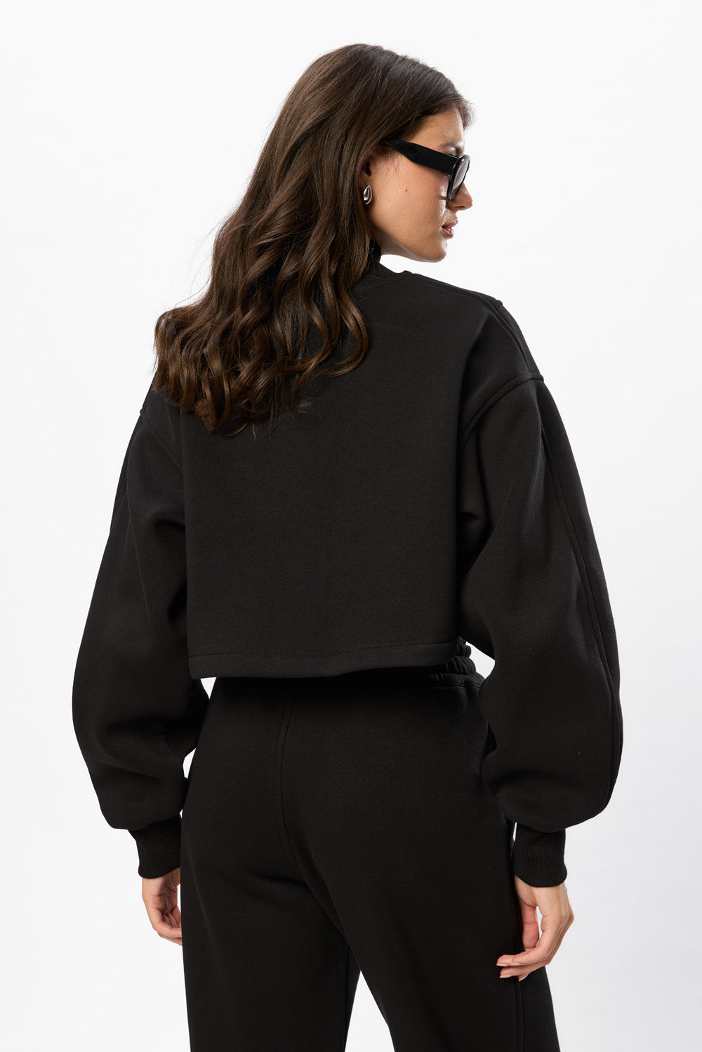 Osaka turtleneck fleece Black