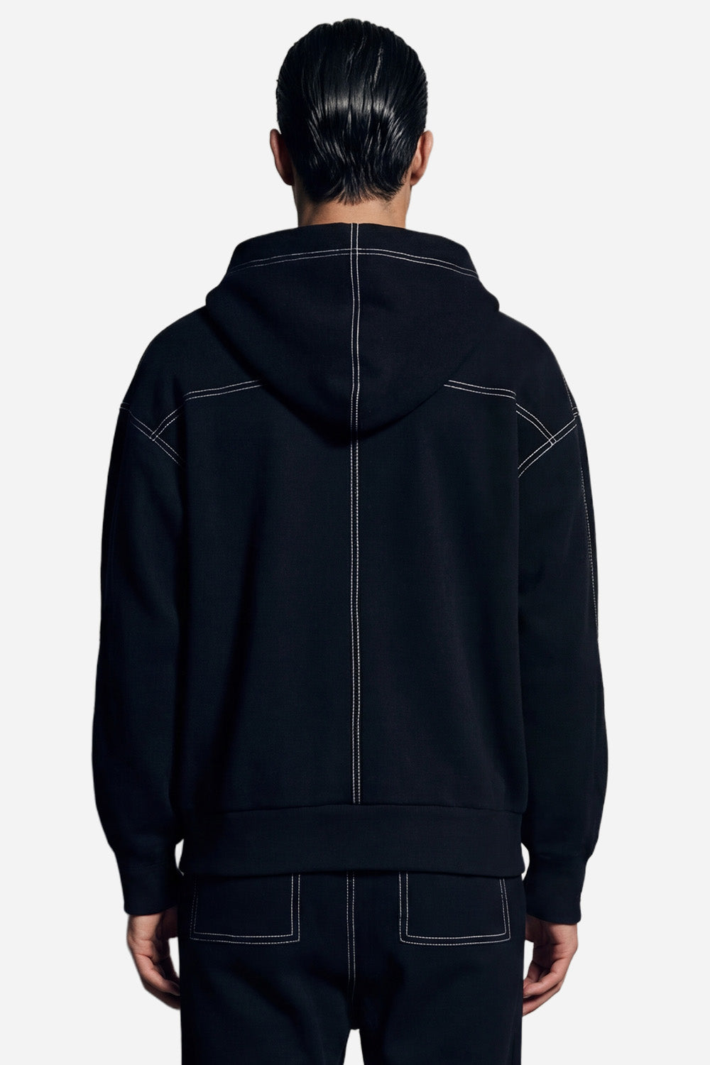 Milan Cotton Black Tracksuit