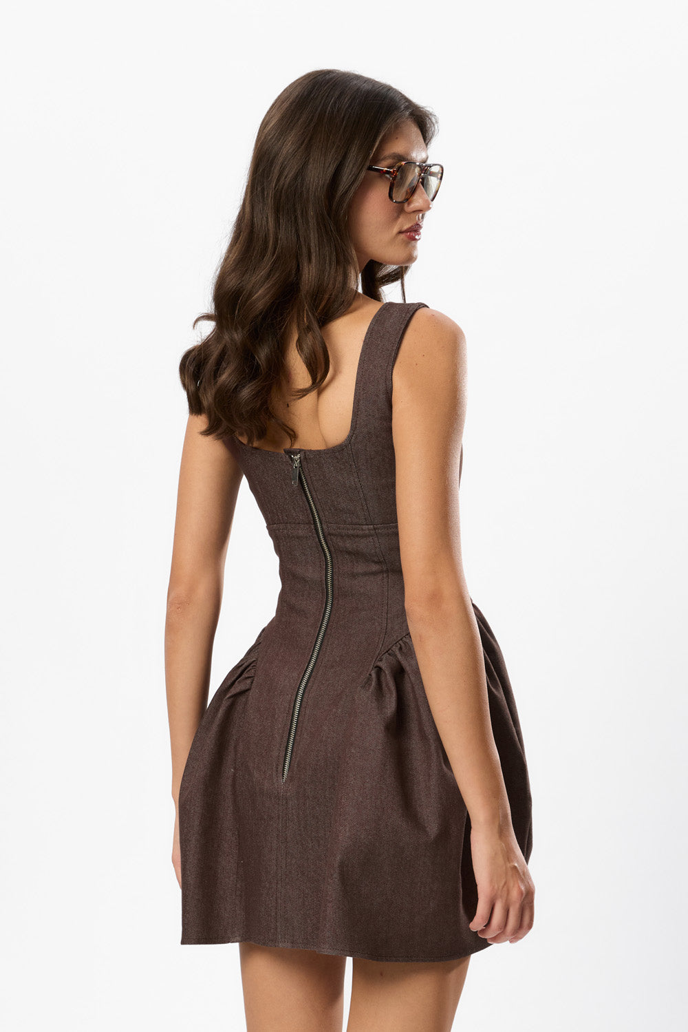 Rochie Maro Mini din Denim Alicia 
