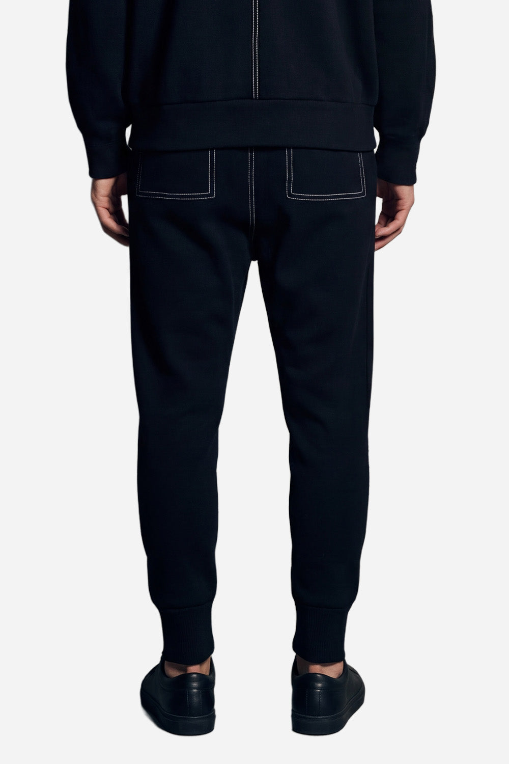Milan Cotton Black Tracksuit