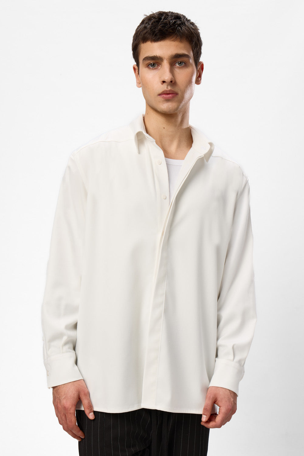 Camasa off-white din Stofa 247 V2