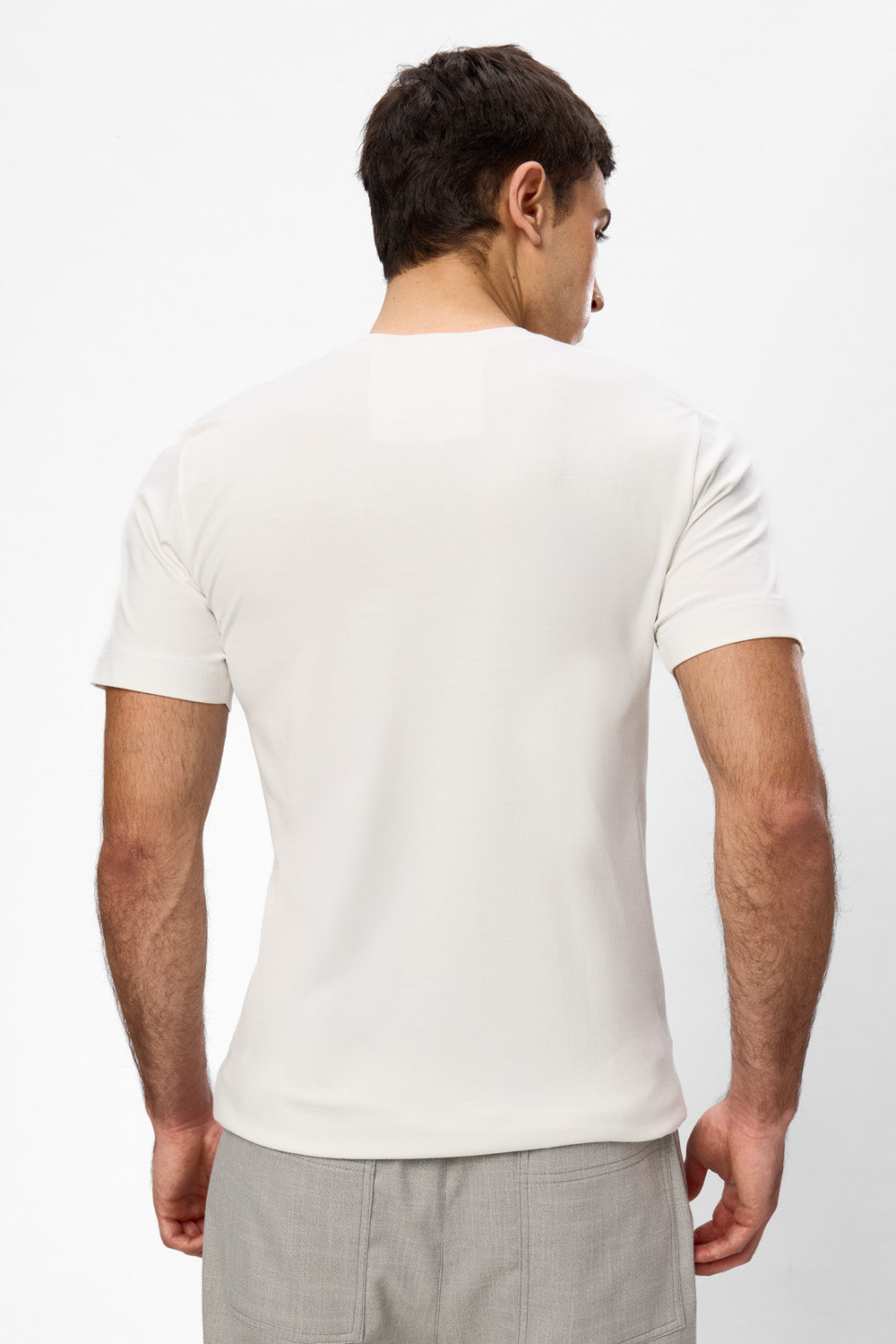 Tricou negru fit Como