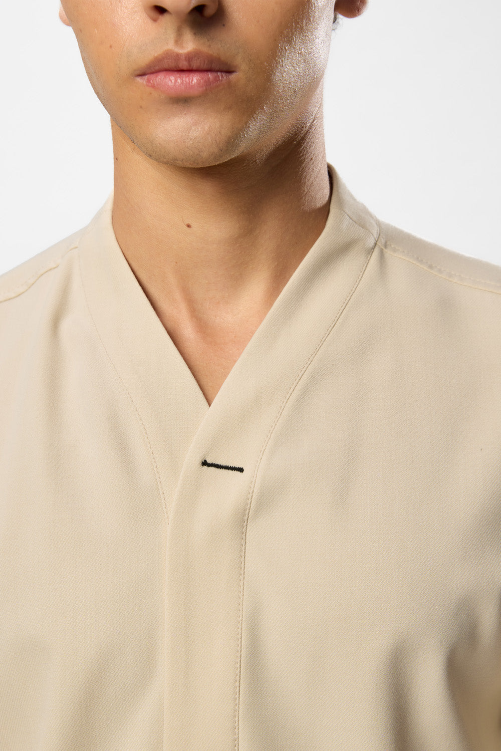 Noa Off White Wool Blend Shirt