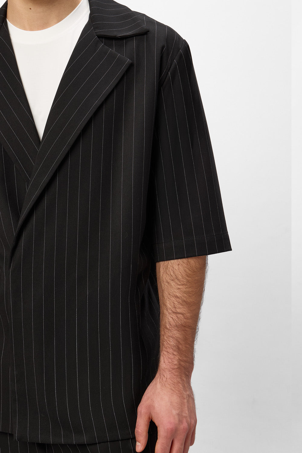 Riviera Black with stripes Cloth Jacket