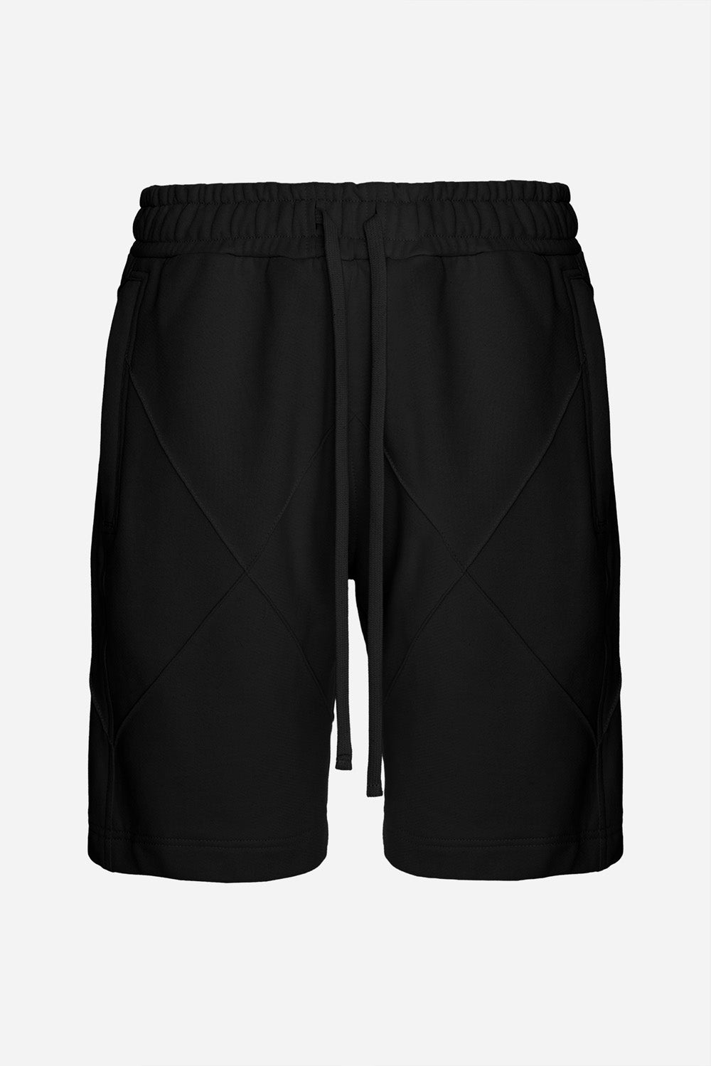 Diamond Black Cotton Shorts