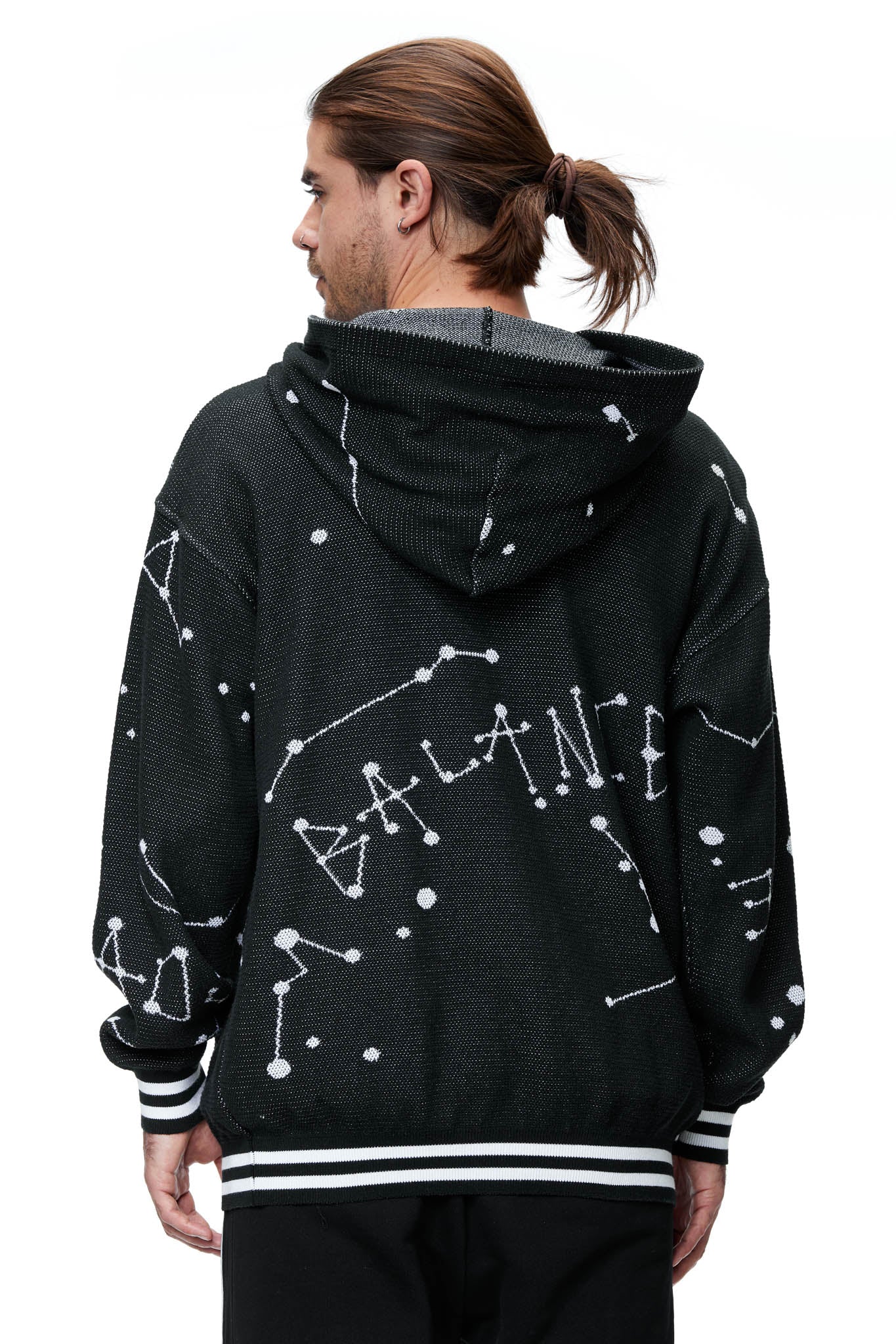 Galaxy knit hoodie