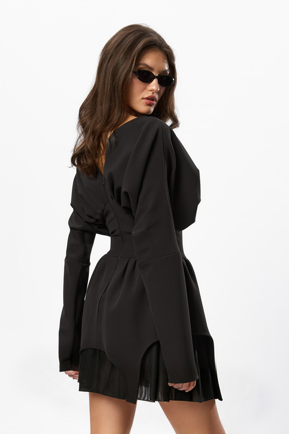 Nyssa Siren Black Midi Dress