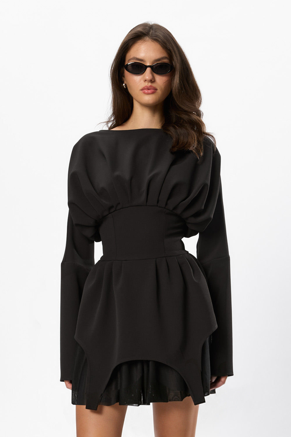 Nyssa Siren Black Midi Dress