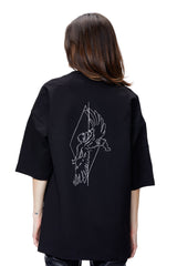 Icarus embroidered W T-Shirt