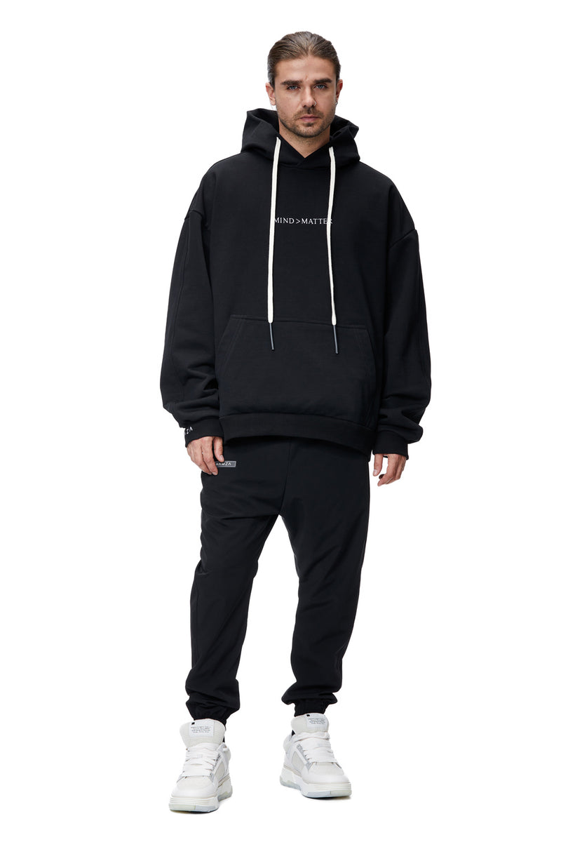 Blacky embroidered Hoodie
