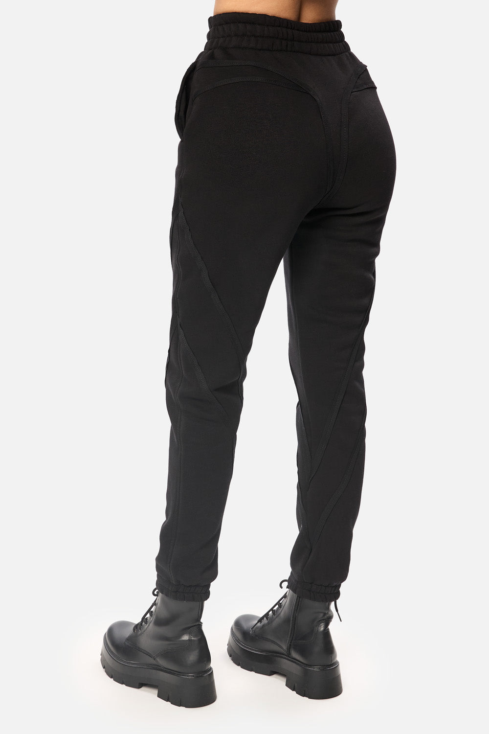 Kora Black Stitched Pants W