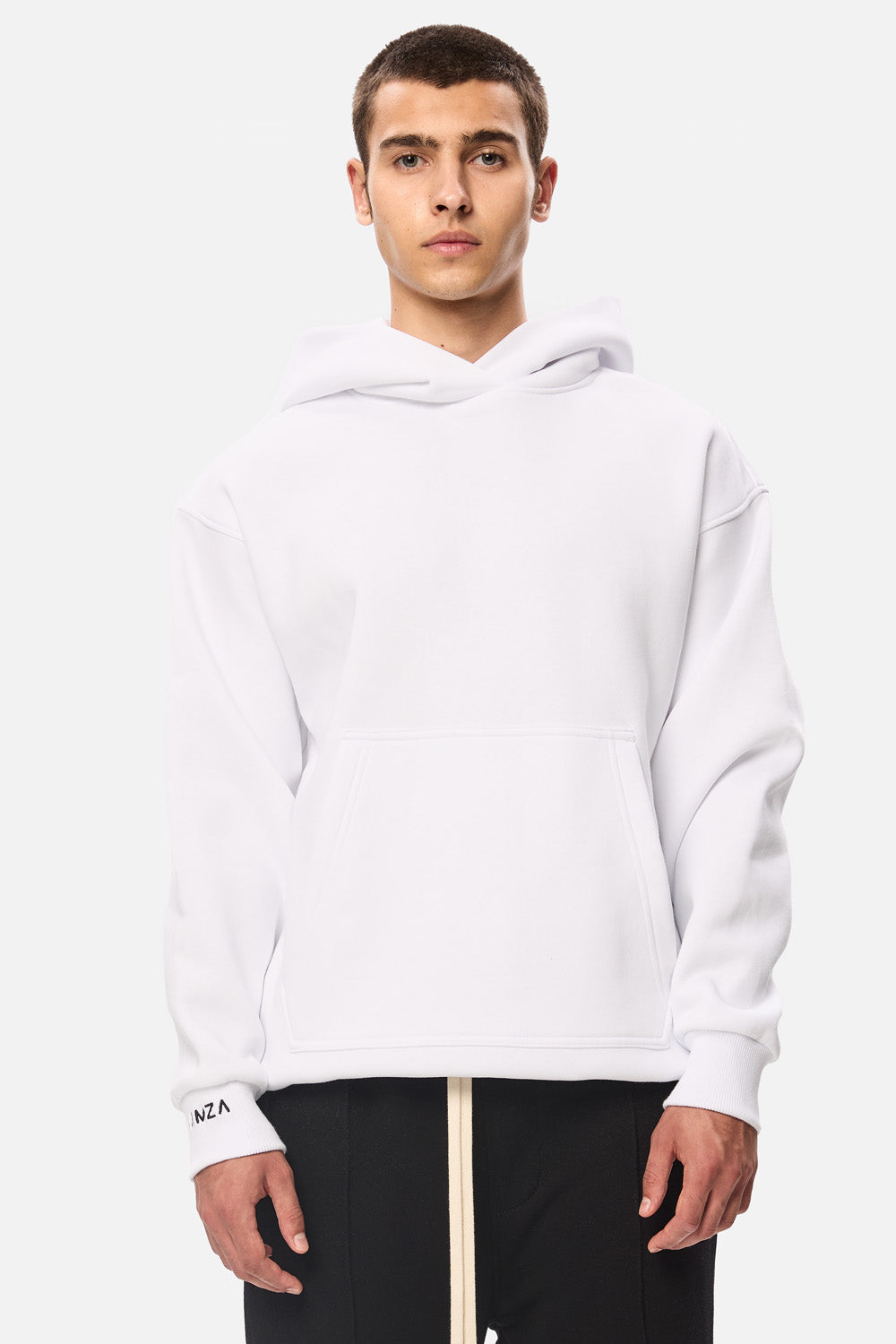 Alpha 2.0 Hoodie | Men | White | Modern and elegant style | Comfort and functionality | Atelier Hamza
