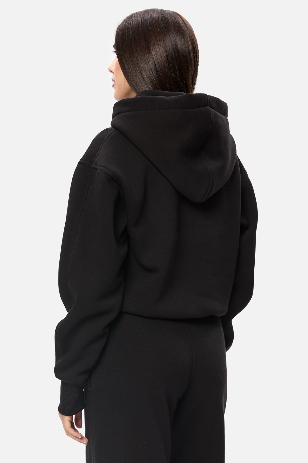 Kia Embroidered Black Hoodie W