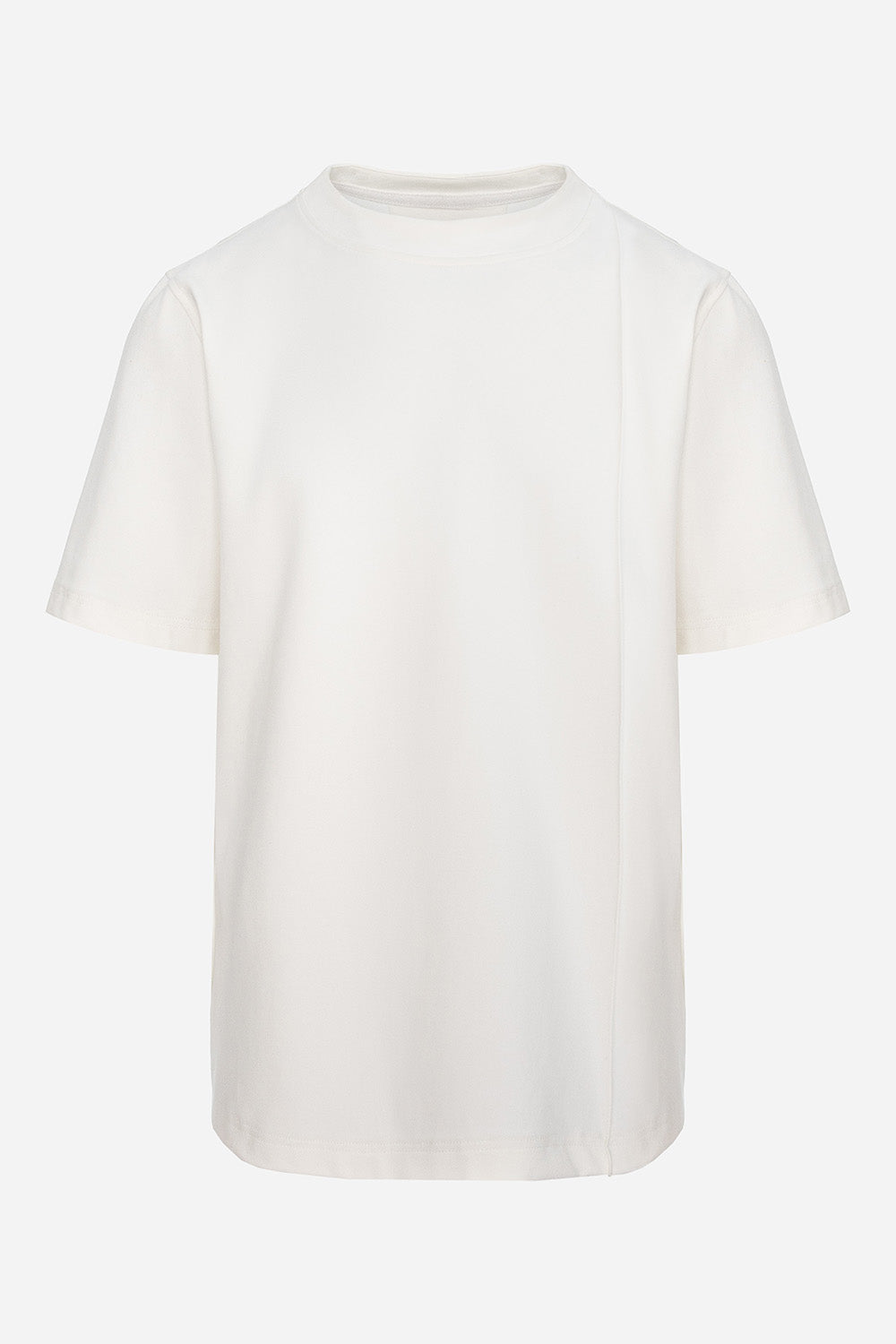 Tricou off-white cu cusatura decorativa Khan V2