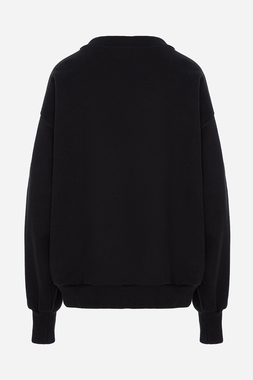 Seoul Corset Cotton Black Sweatshirt