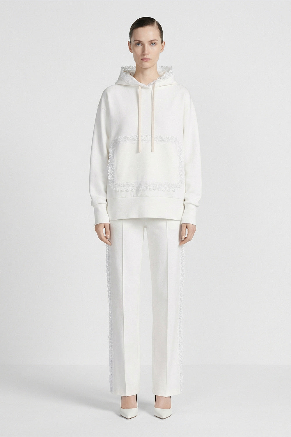 Karol 24 with lace detailing Off-White Hoodie