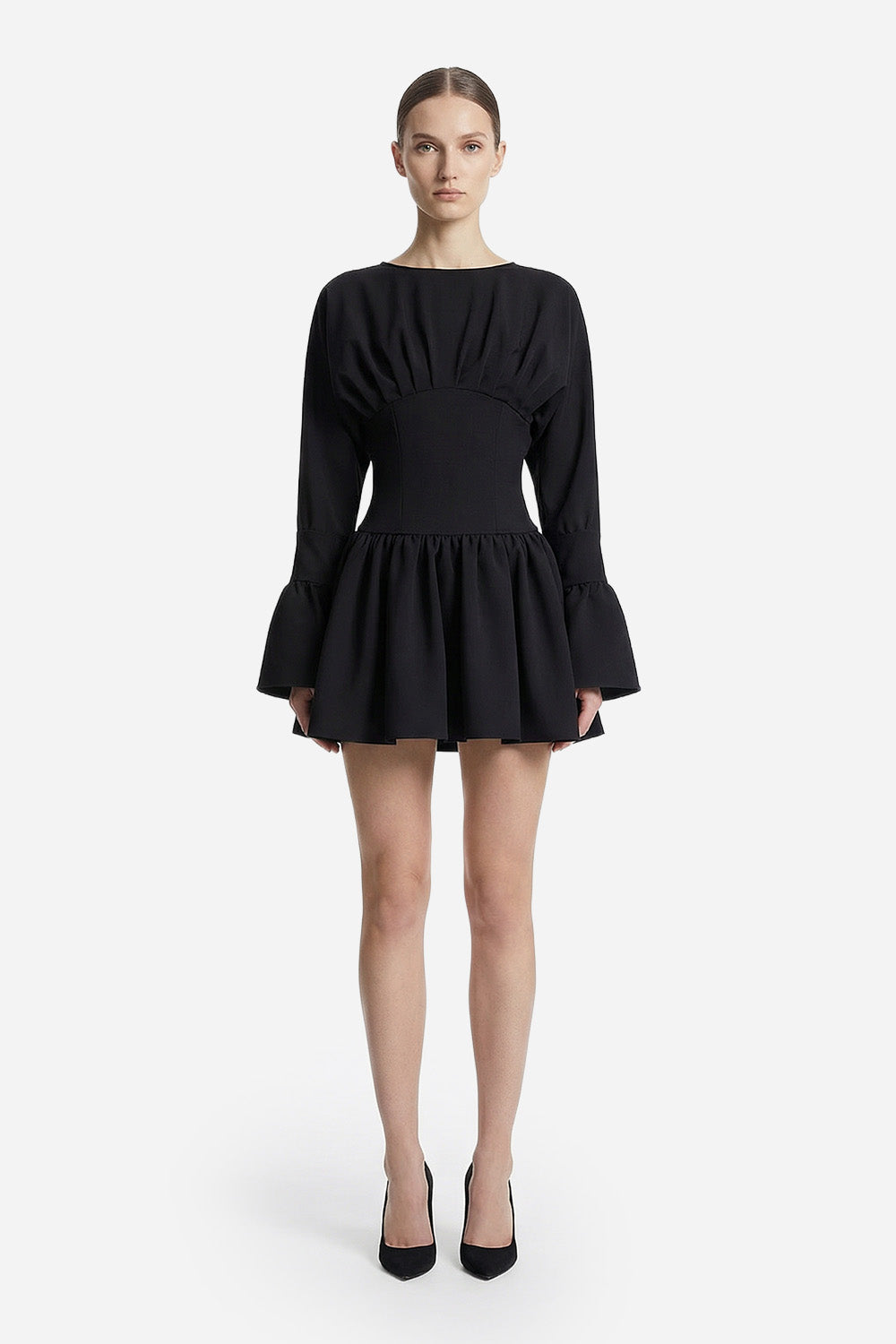 Nyssa Cloth Black Dress