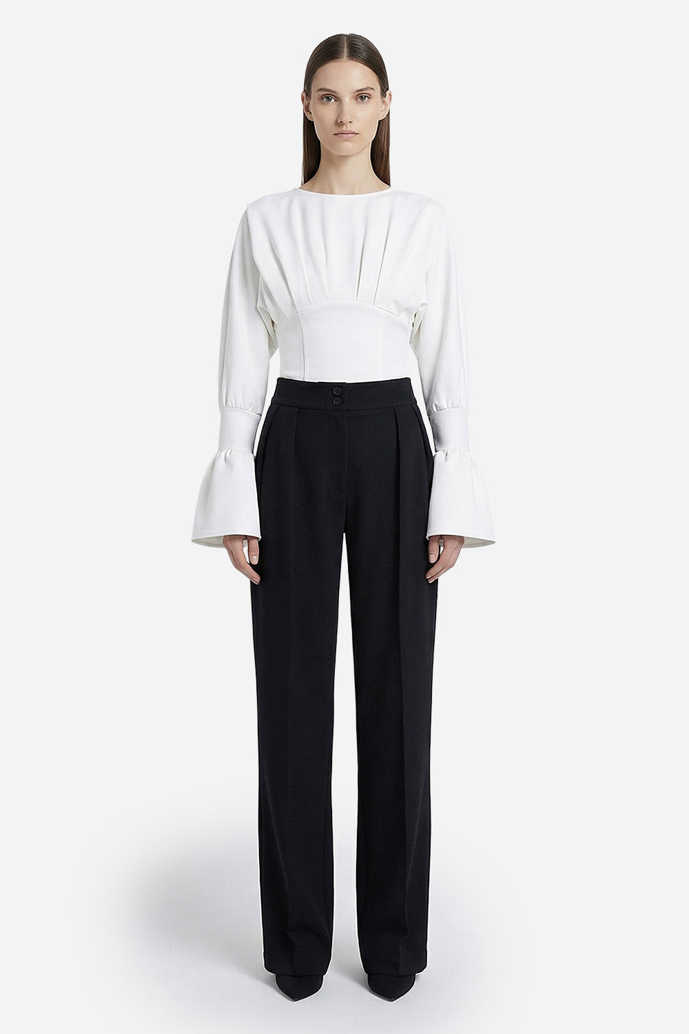 Nyssa Cloth off-white Top