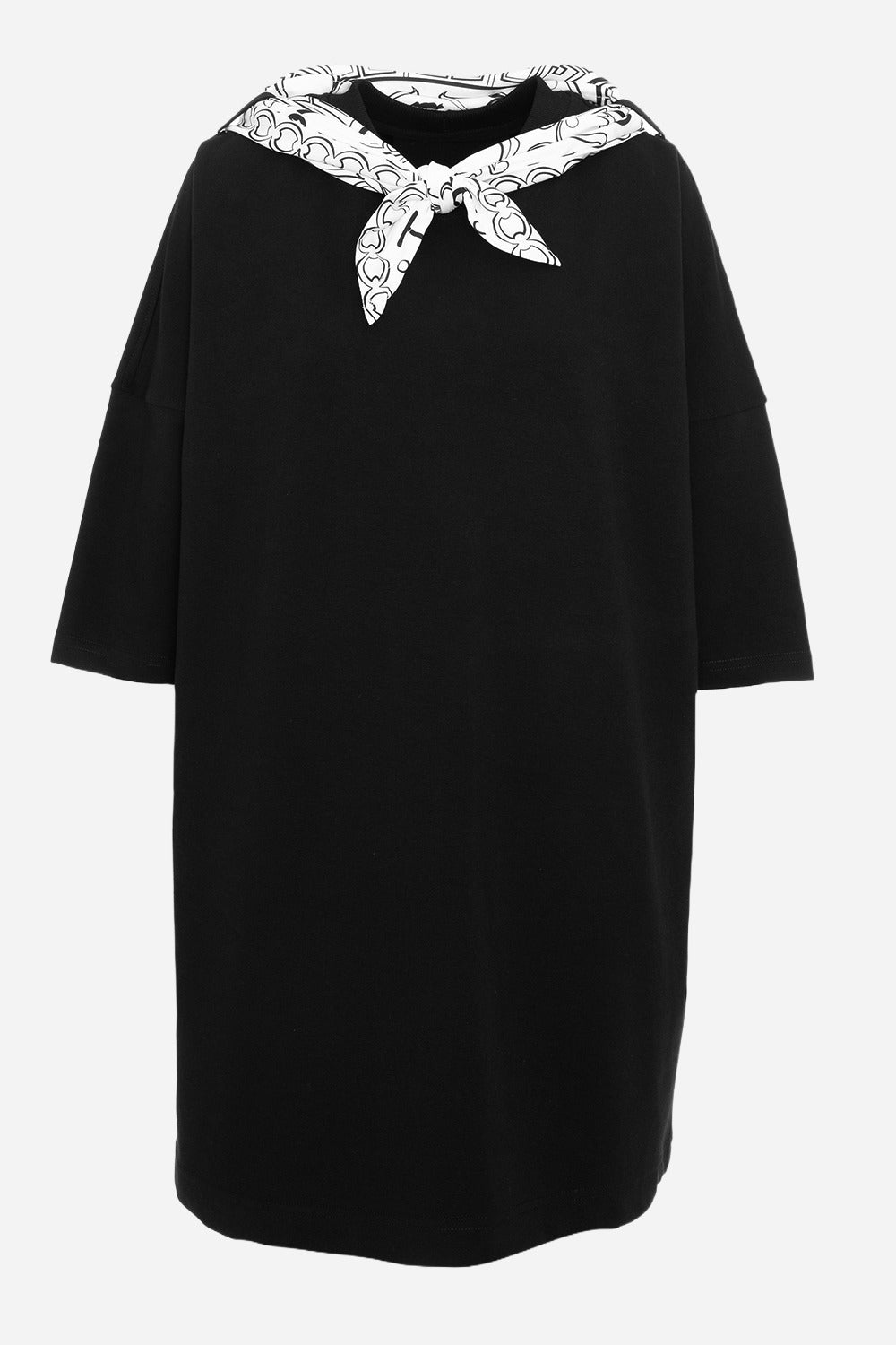 Paris Scarf White Dress