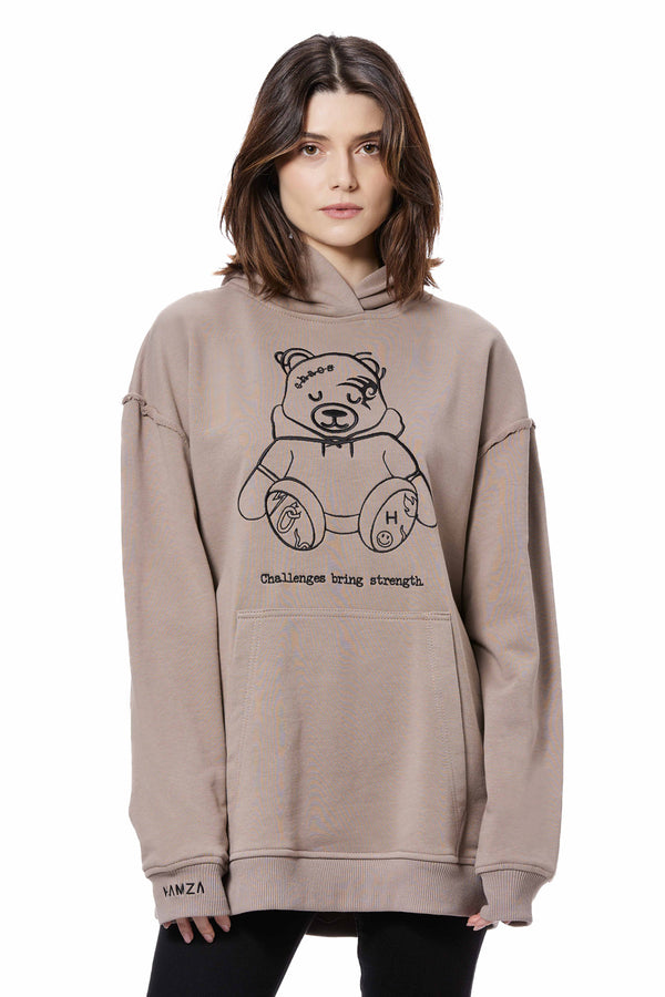 HoodieBear embroidered W Hoodie