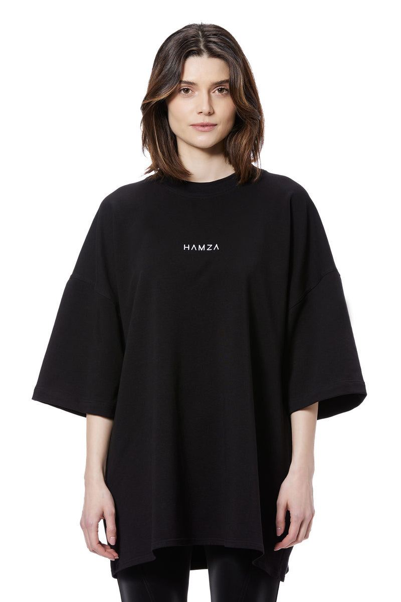 Oversized 3XL embroidered W T-Shirt