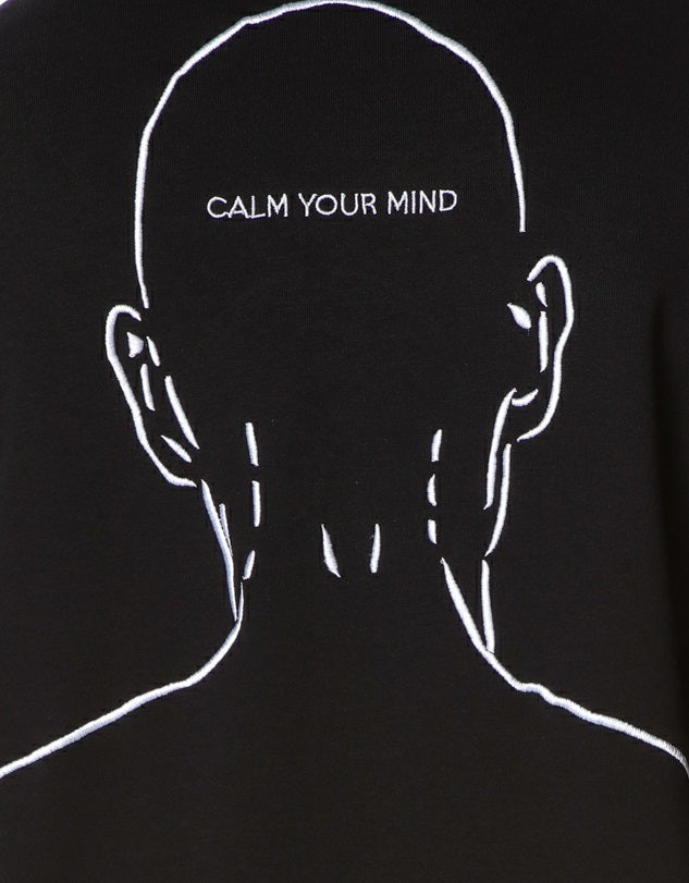 CALM embroidered T-shirt