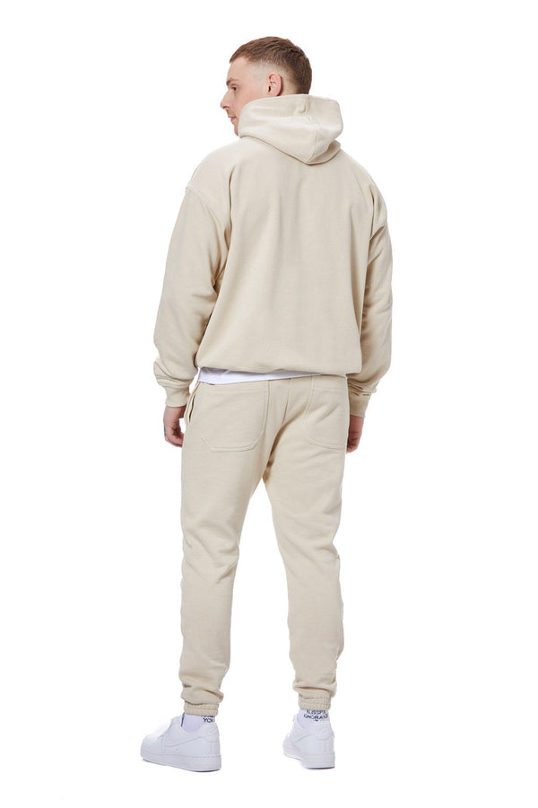 Flat white embroidered Tracksuit