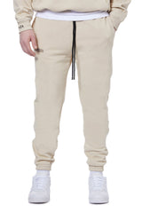 Flat white embroidered Tracksuit