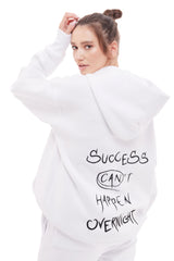 Success embroidered W Hoodie