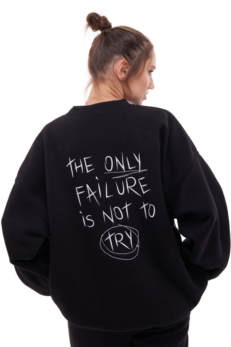 Success embroidered W Sweater