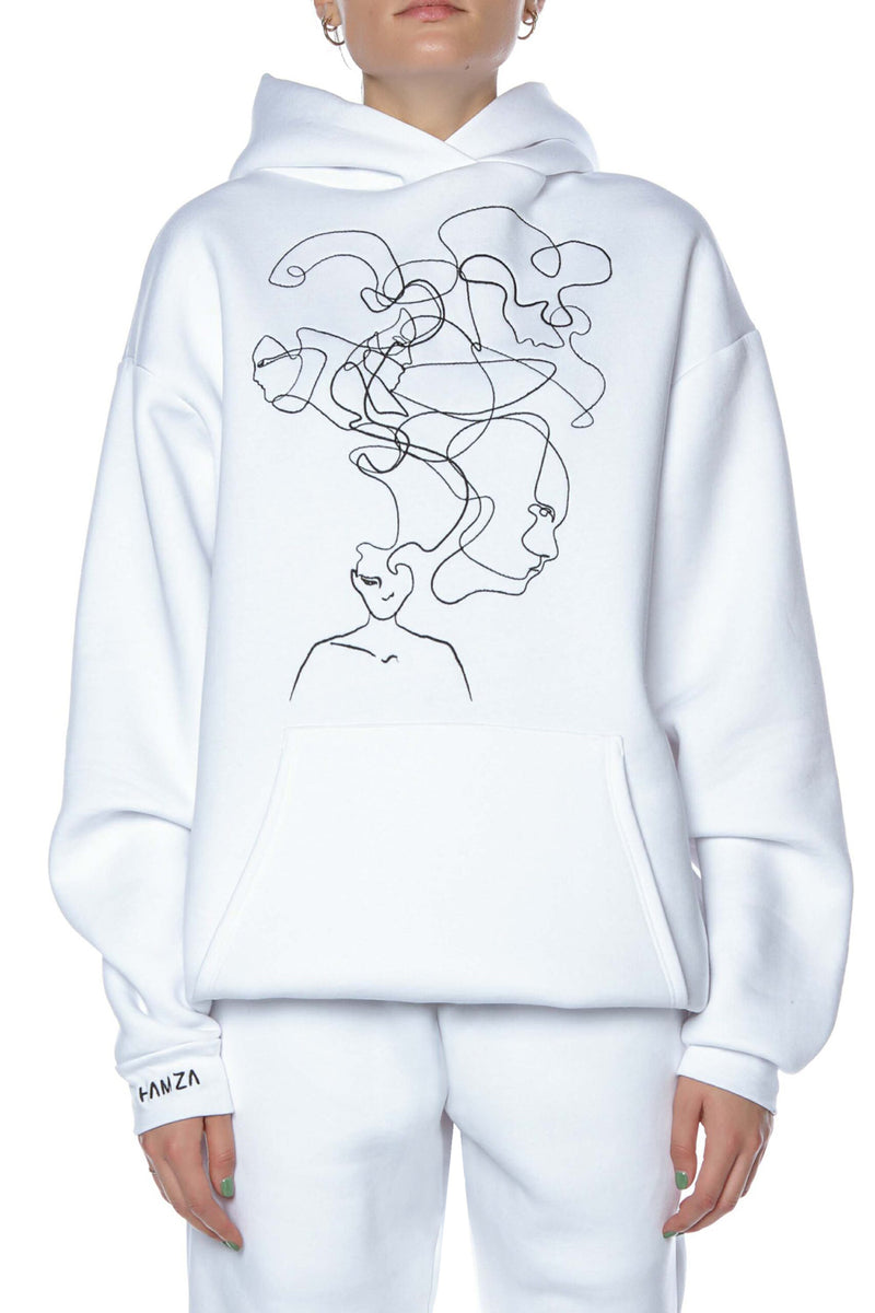 Thoughts embroidered W Tracksuit